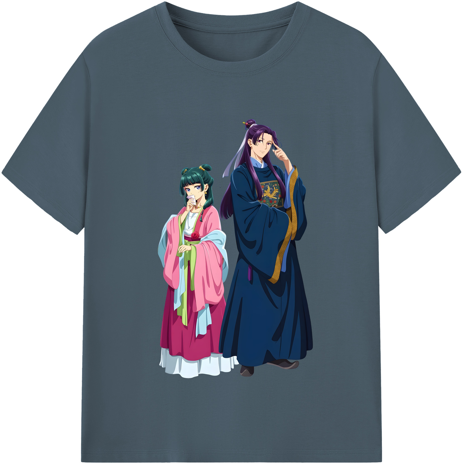 （画像用） 薬屋のひとりごと The Apothecary Diaries 綿100％半袖Tシャツ（フロントプリント）